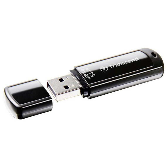 Memorie USB Transcend JetFlash 700, 64GB, Negru, 3 image