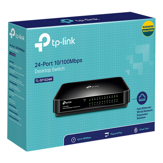 Switch de rețea TP-LINK TL-SF1024M, 24x 10/100 Mbps, 8 image