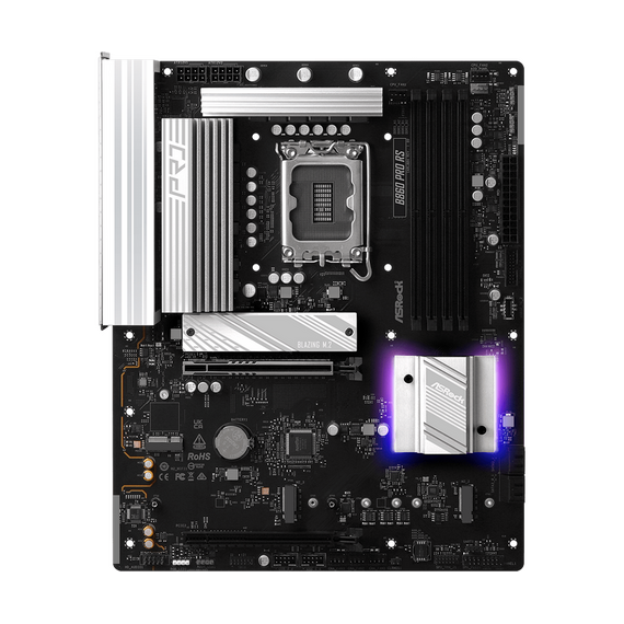 Placă de bază ASRock B860 Pro RS, LGA1851, Intel B860, ATX, 3 image