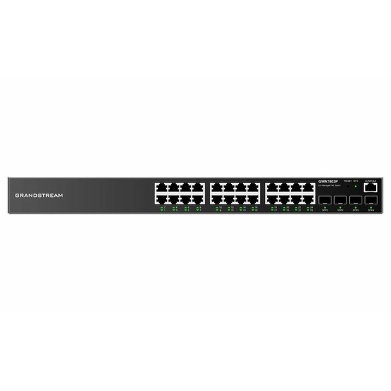 Switch de rețea Grandstream GWN7803, 24x 10/100/1000 Mbps, 6 image