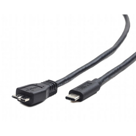 Cablu încărcare și sincronizare Cablexpert CCP-USB3-mBMCM-1M, USB Type-C/micro-USB, 1m, Negru, 3 image