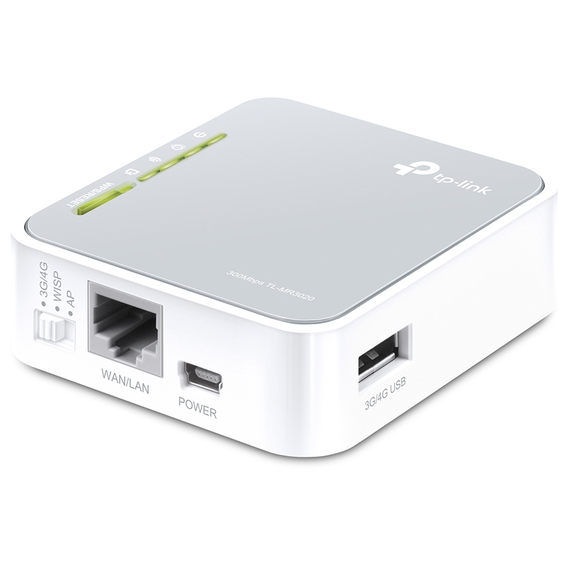 Router fără fir TP-LINK TL-MR3020, 3G, 4G, Alb, 5 image