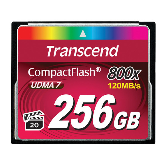 Card de Memorie Transcend CompactFlash 800, 256GB (TS256GCF800), 2 image
