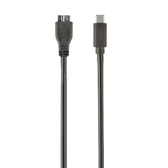 Cablu încărcare și sincronizare Cablexpert CCP-USB3-mBMCM-1M, USB Type-C/micro-USB, 1m, Negru