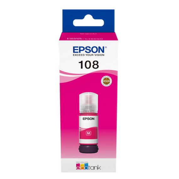 Recipient de cerneală Epson 108 EcoTank, 70ml, Magenta, 5 image