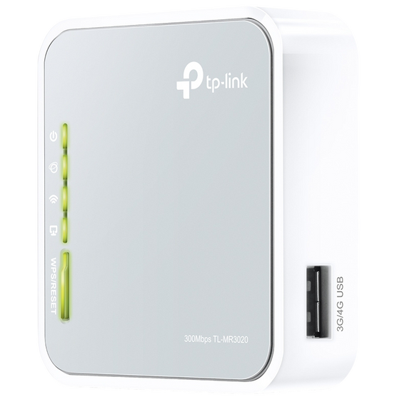 Router fără fir TP-LINK TL-MR3020, 3G, 4G, Alb