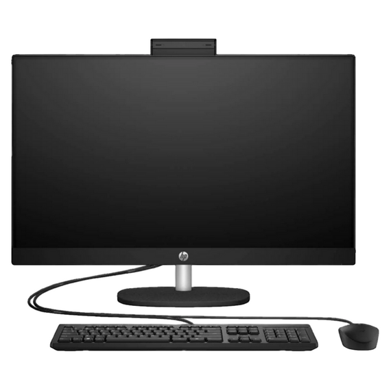 Computer All-in-One HP 27-cr1060ci , 27", Intel Core Ultra 5 125U, 16GB/512GB, FreeDOS, Negru