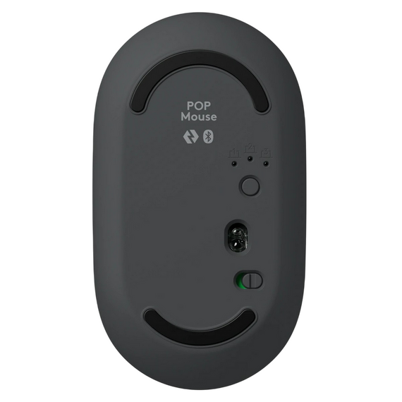 Mouse Wireless Logitech POP, Grafit, 2 image