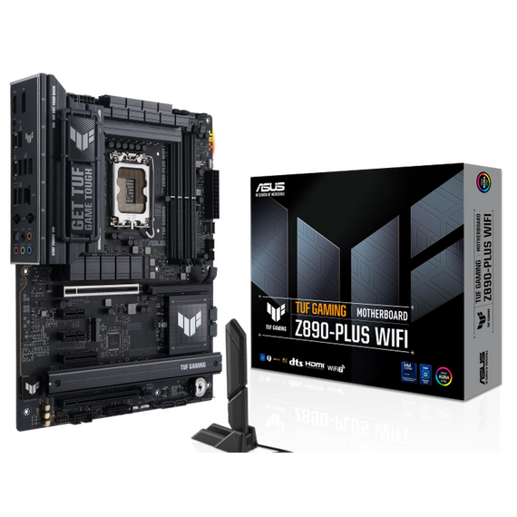 Placă de bază ASUS TUF GAMING Z890-PLUS WIFI, LGA1851, Intel Z890, ATX