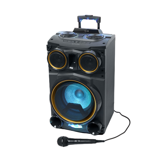 Microfon Karaoke MUSE MC-20 B, Cu fir, Negru, 6 image