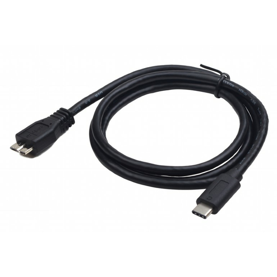 Cablu încărcare și sincronizare Cablexpert CCP-USB3-mBMCM-1M, USB Type-C/micro-USB, 1m, Negru, 4 image