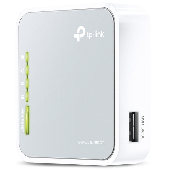 Router fără fir TP-LINK TL-MR3020, 3G, 4G, Alb, 3 image