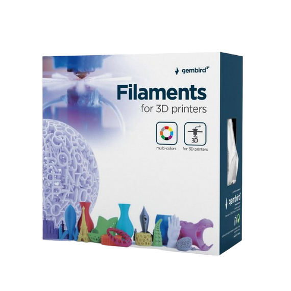 Filament pentru imprimantă 3D Gembird 3DP-ABS1.75-01-BGYG, ABS, Verde | Galben , 1.75 mm, 1 kg, 3 image