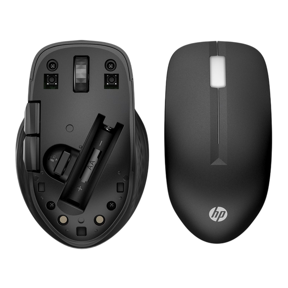 Mouse Wireless HP 430 Multi-Device, Jet Black, 3 image