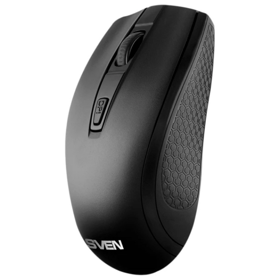 Mouse Wireless SVEN RX-220W, Negru, 8 image