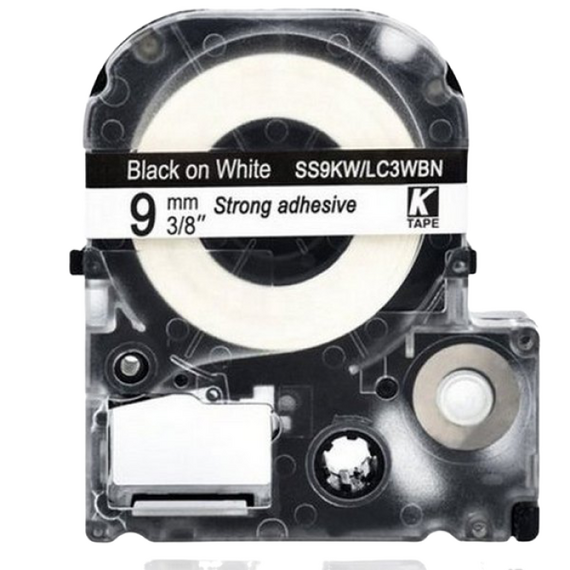 Epson LK-3WBN, 9mm x 9m