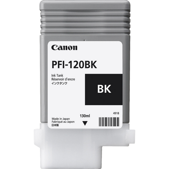Cartuș de cerneală Canon PFI-120, 130ml, Negru, 2 image