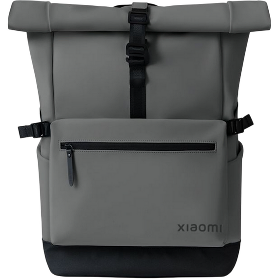 Rucsac Xiaomi Roll Top Casual, 15.6", Tesatura, oliuretan, poliester, Gri