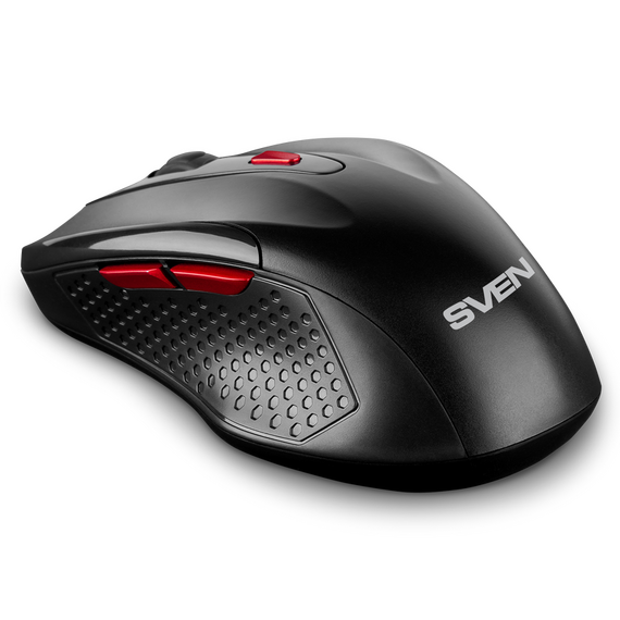 Mouse Wireless SVEN RX-450W, Negru, 3 image