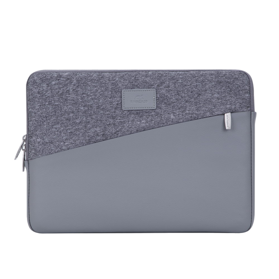 Geantă pentru Laptop RivaCase Egmont, 13.3", Polyester, Gri
