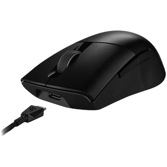 Gaming Mouse ASUS ROG Keris Wireless AimPoint, Negru, 4 image
