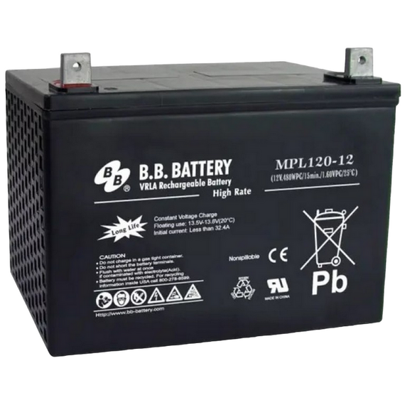 Acumulator UPS B.B. MPL120-12, 12V, 120Ah