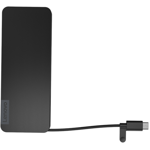 Stație Docking Lenovo USB-C Slim Travel Dock, Negru, 2 image