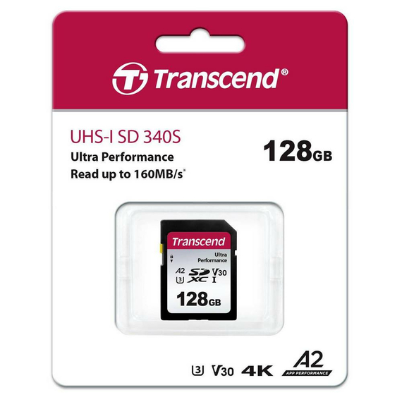 Card de Memorie Transcend SDXC 340S, 128GB (TS128GSDC340S), 2 image