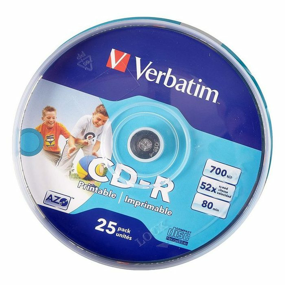 CD Verbatim VPR25 (43439), 25buc, Cake, 2 image