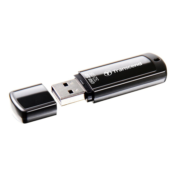 Memorie USB Transcend JetFlash 350, 32GB, Negru, 5 image