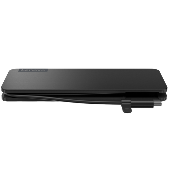 Stație Docking Lenovo USB-C Slim Travel Dock, Negru, 5 image