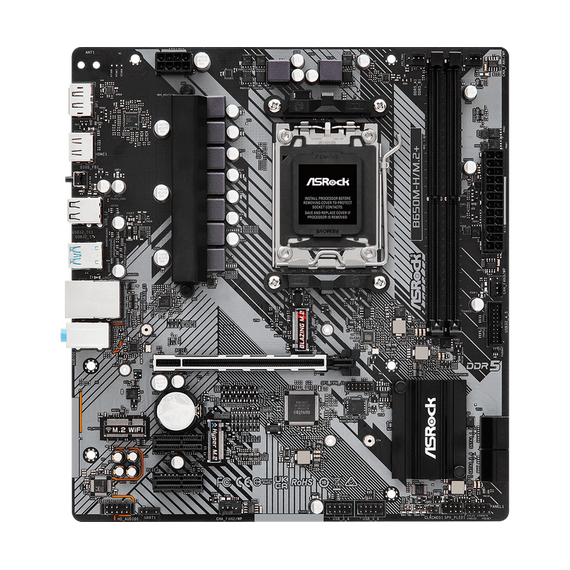 Placă de bază ASRock B650M-H/M.2+, AM5, AMD B650, Micro-ATX, 6 image