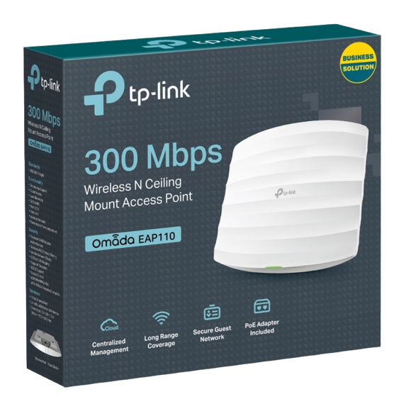 Punct de acces fără fir TP-LINK EAP110, 300 Mbps, Alb, 6 image