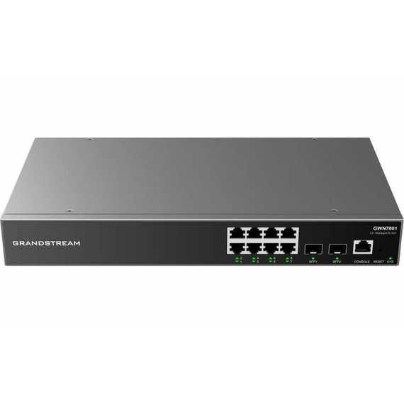 Switch de rețea Grandstream GWN7801, 8x 10/100/1000 Mbps, 3 image
