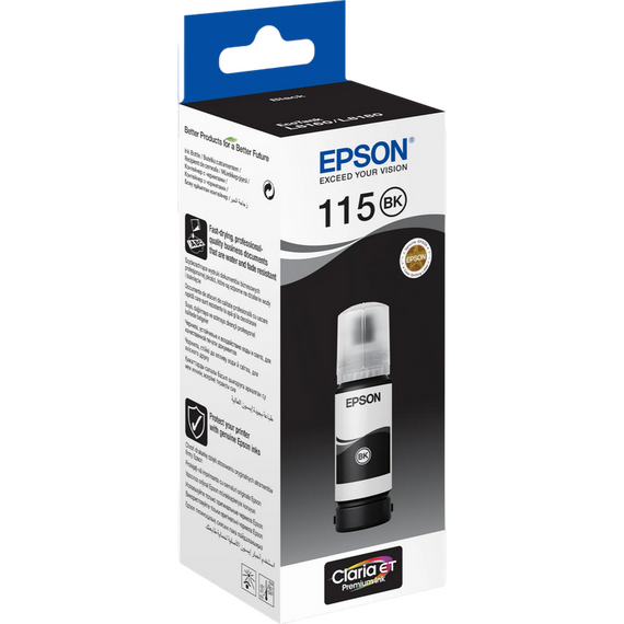 Recipient de cerneală Epson 115 EcoTank, 70ml, Negru, 4 image