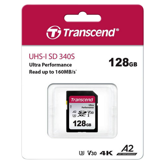 Card de Memorie Transcend SDXC 340S, 128GB (TS128GSDC340S), 3 image