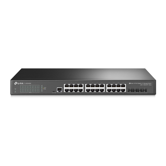 Switch de rețea TP-LINK TL-SG3428X, 24x 10/100/1000 Mbps, 2 image