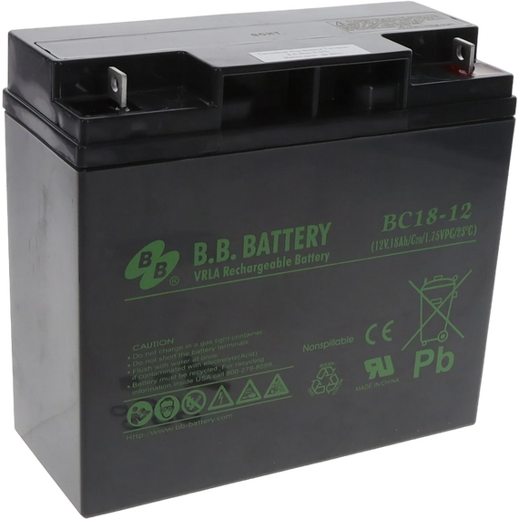 Acumulator UPS B.B. BC18-12, 12V, 18Ah, 2 image