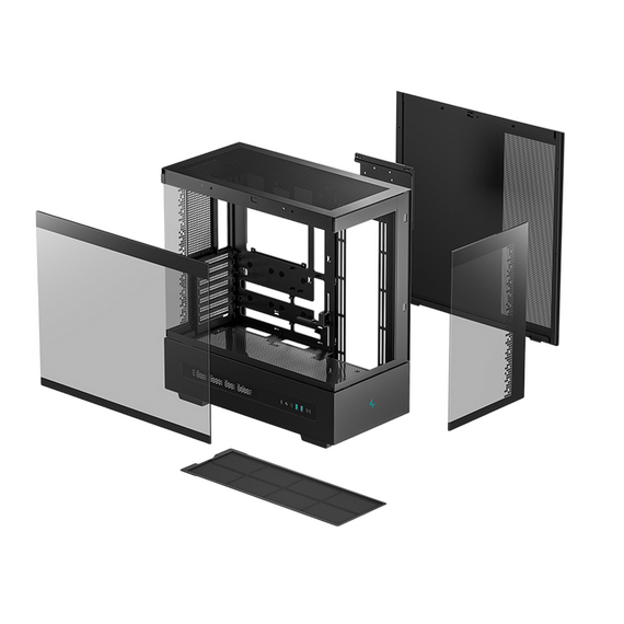 Carcasă PC Deepcool CH690 Digital, Midi-Tower, Fără PSU, Negru, 3 image