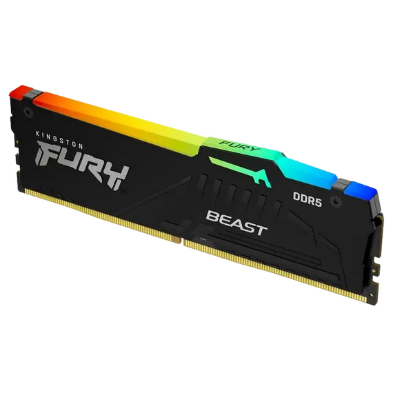 Memorie RAM Kingston FURY Beast RGB, DDR5 SDRAM, 5600 MHz, 128GB, KF556C36BBEAK2-128, 3 image