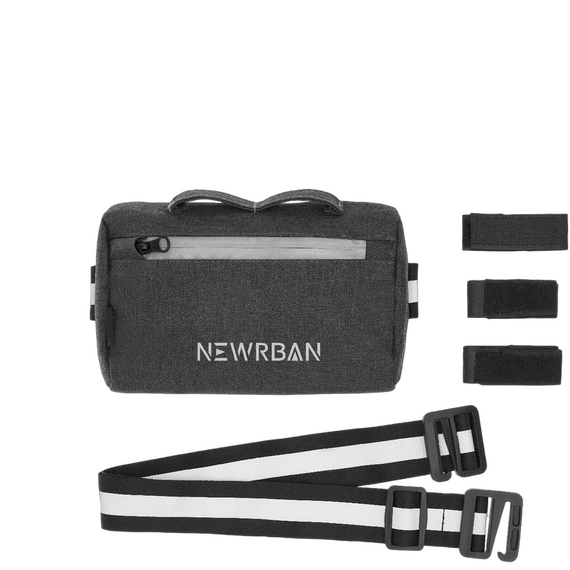 Geantă pentru scuter Newrban NEWMBAGHANDLEBARSK, , Poliester, Negru, 3 image