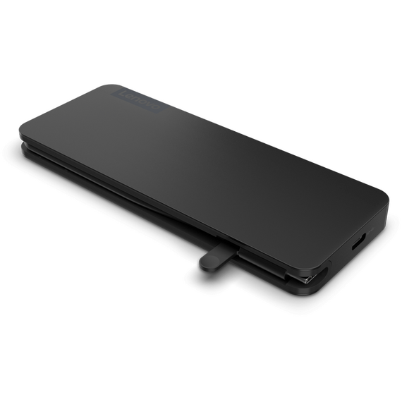 Stație Docking Lenovo USB-C Slim Travel Dock, Negru, 3 image
