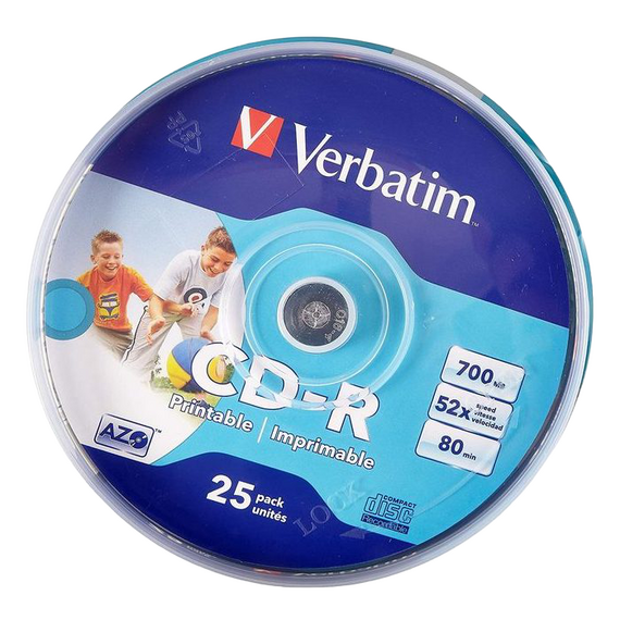 CD Verbatim VPR25 (43439), 25buc, Cake, 3 image
