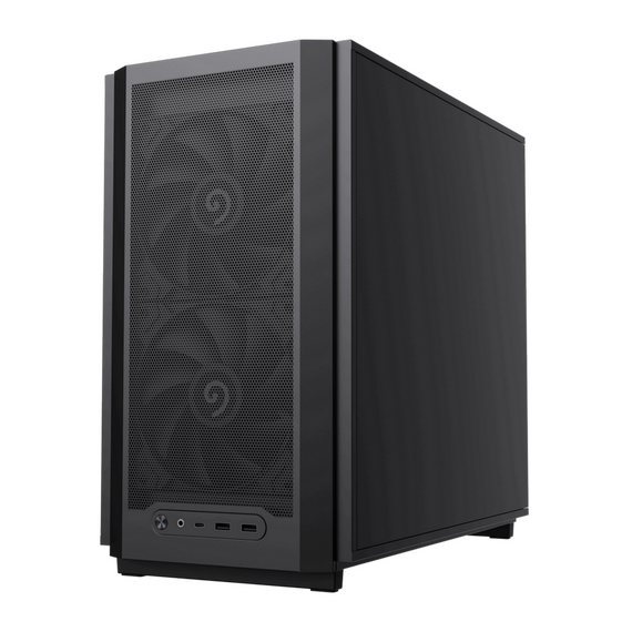 Placă de extensie Gamemax F36 Dark, Micro-ATX, Fără PSU, Negru