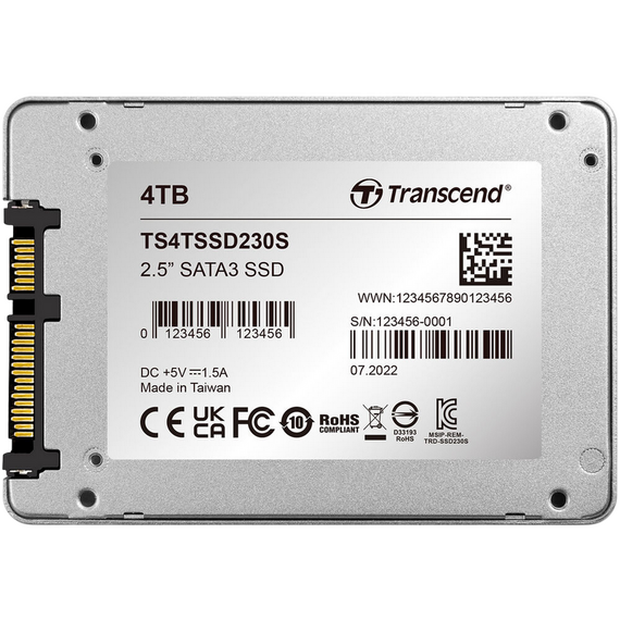 Unitate SSD Transcend SSD230S, 4000GB, TS4TSSD230S, 8 image