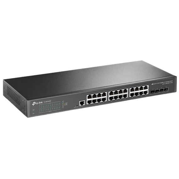 Switch de rețea TP-LINK TL-SG3428X, 24x 10/100/1000 Mbps, 4 image
