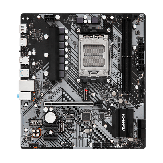 Placă de bază ASRock B650M-H/M.2+, AM5, AMD B650, Micro-ATX, 4 image