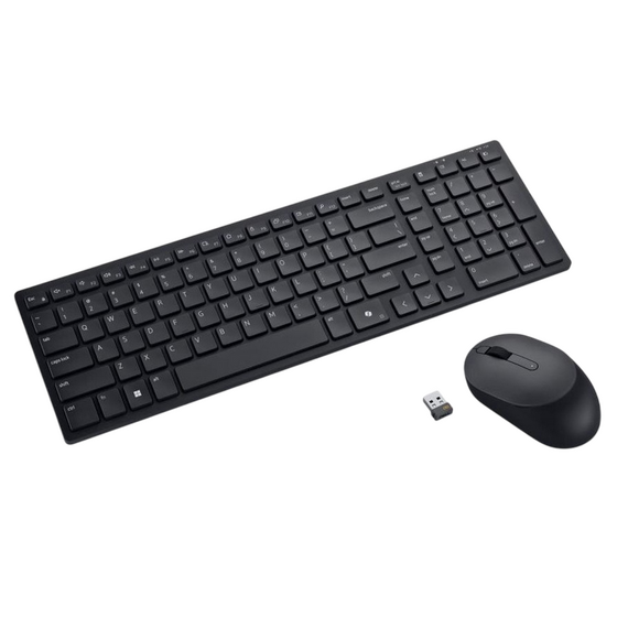 Set Tastatură + Mouse DELL KM555, Fără fir, Negru, 3 image