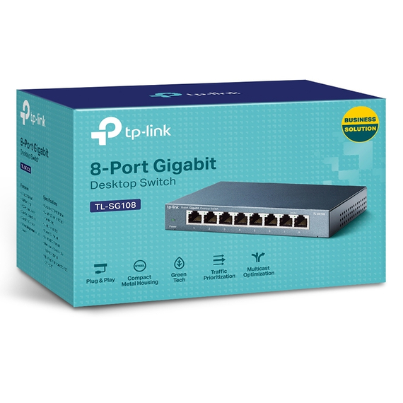 Switch de rețea TP-LINK TL-SG108, 8x 10/100/1000 Mbps, 4 image
