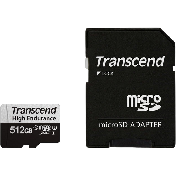 Card de Memorie Transcend microSDXC 350V, 512GB (TS512GUSD350V)